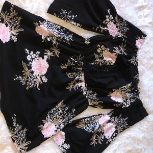 Black off the shoulder dress